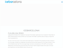 Tablet Screenshot of icebarcelona.com
